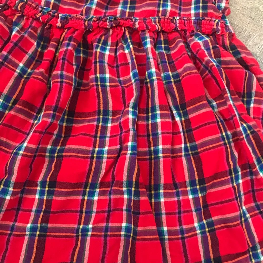Gymboree Plaid Holiday Party Toddler Dress • Fully Lined